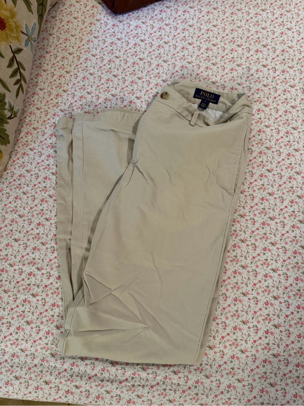 Polo by Ralph Lauren Men’s Straight Chino Pants in Light Khaki
